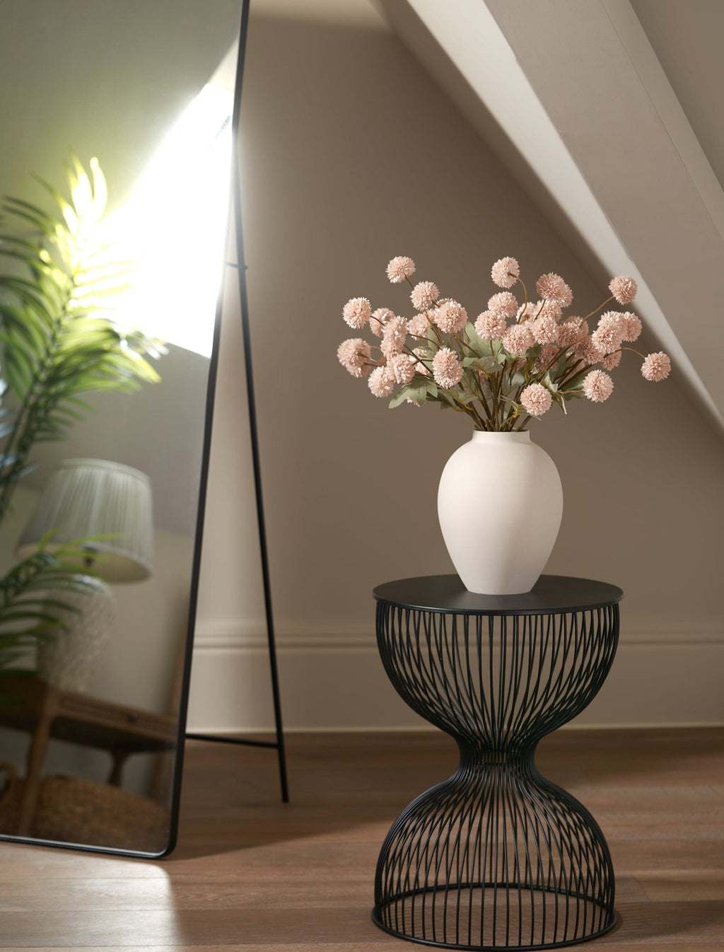 Zijden Kiku Bloemen - Crème
